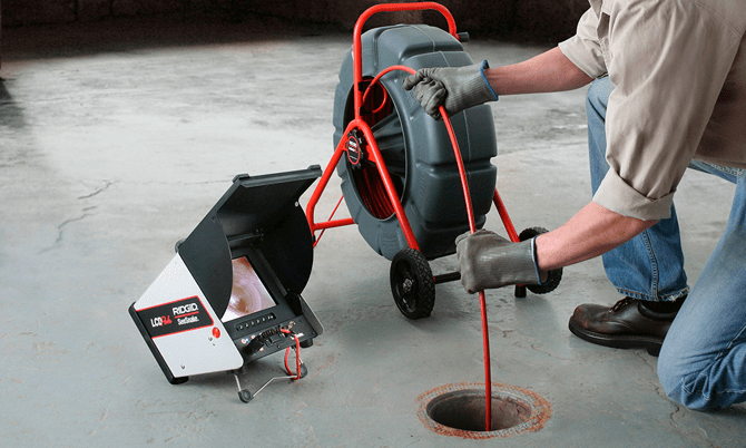 Video Pipe Inspection in Mack